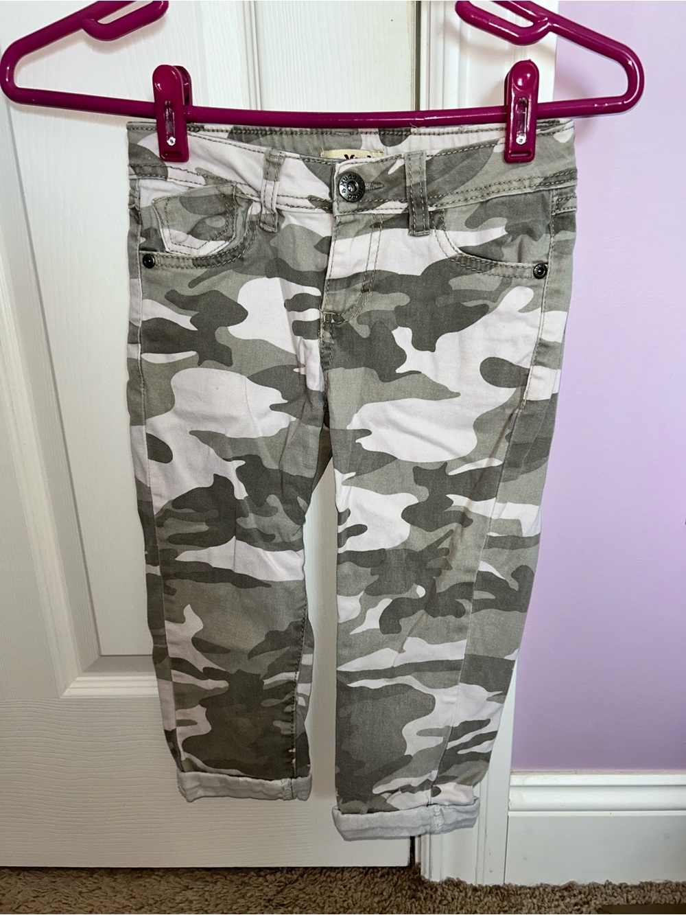 Kids' Mudd Camo Capri Pants Size 7